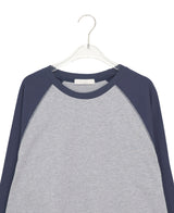 [unisex] Clove Over Fit Raglan Long Sleeve Tee