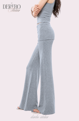 Anna lace cardigan training three-piece set (Sleeveless cardigan, pants)