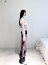 グリッターニットトップボレロカーディガンセット (3color)