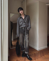 Baski Teen Washed Semi-Banding Denim Pants