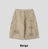 Aerin Damage Carpenter Bermuda Pants
