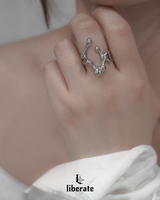 [Aespa Karina Pick] Unique Twisted Bold Ring