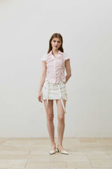 BELLA MINI SKIRT PANTS / WHITE