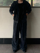 Kaye Pigment Washing Pintuck Track Pants