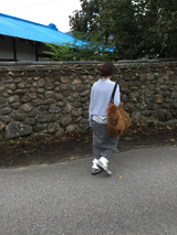 [今日の配送]エボンルーズフィットクロップウールカーディガン（8c）*グレーアイ当日出荷
