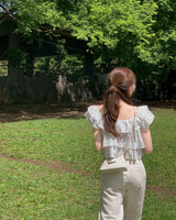 Lebo frill blouse