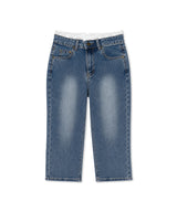 lace capri denim pt