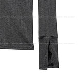 Mine Ribbed V-neck Button Cardigan
