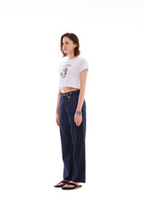 ラビットキャットクロップTシャツ