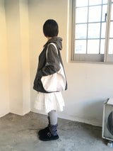 Flare some cotton frill skirt