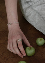 [925 silver] Huit.silver.68 / mini corde bracelet