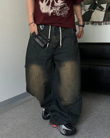 TC Patch Work Banding Denim Pants (3C)