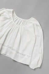 Pale lace blouse