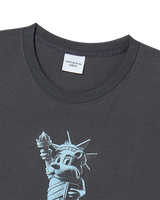 25FW 3D ACベアスタチューオフリバティショートスリーブTシャツ チャコール