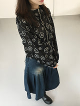 Airy Bloom Flower Zip-Up (3c)