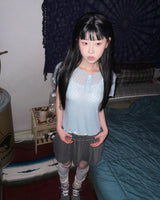 (2color) Smocked Flare Culotte Skirt Pants