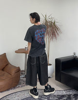 Beane Eyelet Bermuda Denim Pants