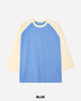 Pitch Slub Three Quarter Sleeve T