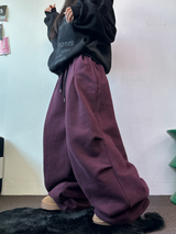 パラシュートツーピンタックバルーンロングワイドパンツ 🖤🩶💜🤎🩷5COLOR