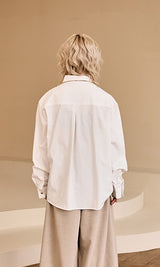 Draping Basic Shirts Ivory