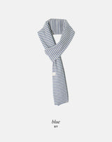 Cozy Warm Border Muffler Tie (4color)