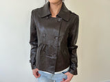 mini leather jacket