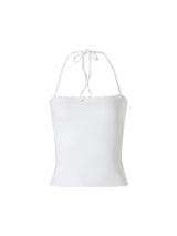 ルナ カーディガン ノースリーブ(White)