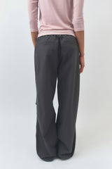 Peach Parachute Pants / Ash Brown