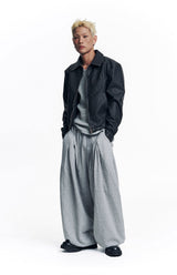 Super Mega Balloon Two-Tuck Sweatpants - Grey