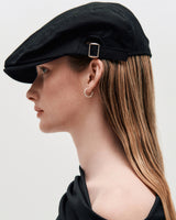 Embroidered Hunting Cap _ BLACK