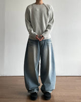 Bark Zipper Round Knit