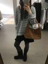 Ribbed Frill Knit Shorts (2color)