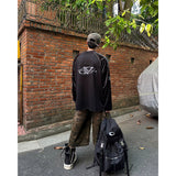OVDE VネックジャージーロングスリーブTシャツ(2 colors)