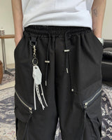 Lafes Zipper Cargo Bermuda Pants
