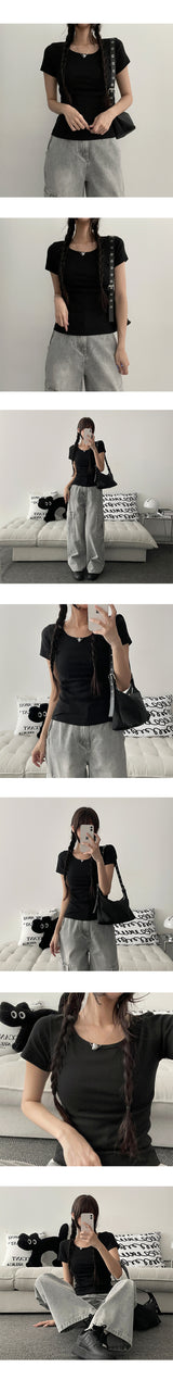 Weekly Slim Fit Basic Short Sleeve Tee
