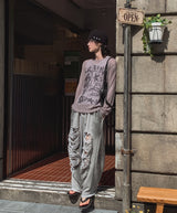 Ruby Vintage Washing Damage Pants