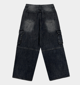 St. Parachute Cargo Wide Denim Pants