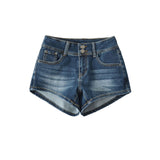 Avely Washing Denim Shorts