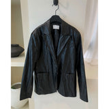 Over Leather Jacket
