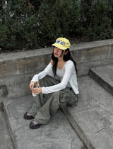 Pitt Vintage Utility Pocket Cargo Pants