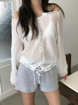 Salty Off-Shoulder Blouse (2 colors)