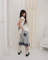 DOT FOLDING BERMUDA SWEATPANTS