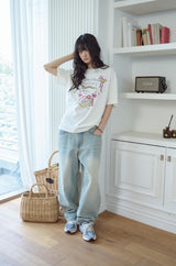 26SS★ キャンドルハート半袖Tシャツ