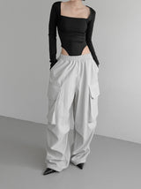 Ella Mix Square Neck Bodysuit Tee