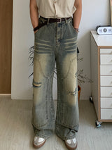 Carpenter Washed Wide Denim