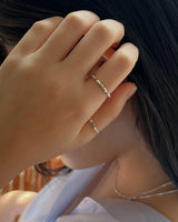 Hove cross ring (silver) *1PCS
