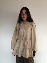 Recommended ライブフードラッフルブラウス (3color)