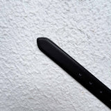 マットシルバー エングレーブドバックル ベルト