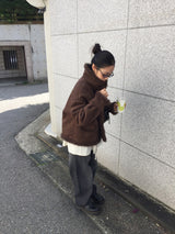 コーデュロイワイドレッグパンツ (2color)