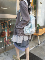 ribbon pocket cardigan